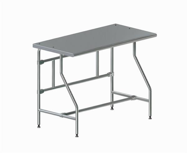 Cleanroom Ergo Table - Solid Top