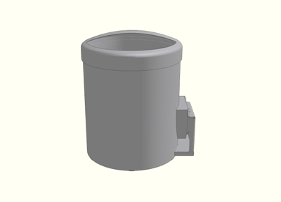 Waste Receptacle - Wall Mount